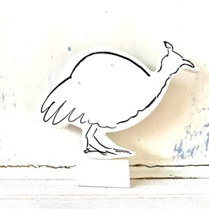 Guineafowl pottery ornament image 3