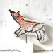 poppyfoxes123 reviewed Fox pottery ornament / foxy ceramic gift