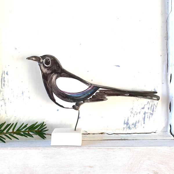 Magpie Garden Ornaments Etsy UK