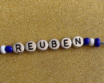 Rakhi, handmade, personalised, bracelet, name Rakhi, Rakshabandhan, friendship bracelet