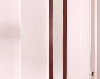 Danish rosewood mirror full length mid century modern mirror vintage rosewood mirror tall Scandinavian mirror entryway 1960s