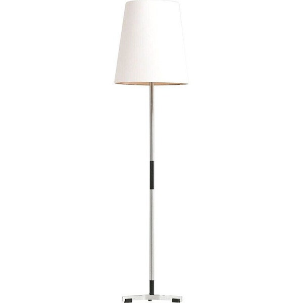 Danish floor lamp Jo Hammerborg lamp, silver floor lamp, minimalistic floor light, mid century floor lamp, Scandinavian lighting modern