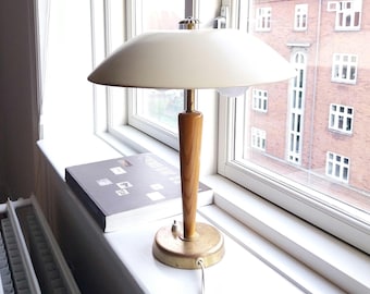 Bertil Brisborg Tischlampe 40er Jahre Tischlampe Messing Metall Vintage Tischlampe Messing Funktionalismus Licht skandinavische Tischlampe Art Deco