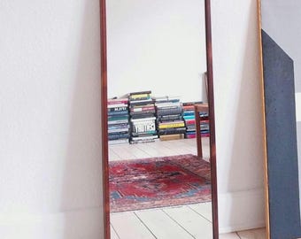 Aksel Kjersgaard rosewood mirror Danish mirror mid century vintage mirror full lengt mirror bedroom teak mirror tall Scandinavian mirror 60s