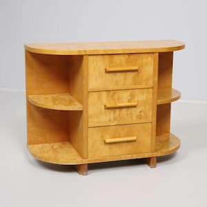 Skandinavische Kommode Birke Mid Century Kommode Funktionalismus Kommode Vintage schwedische Kommode Birkenholz Nachttisch 1930er Jahre