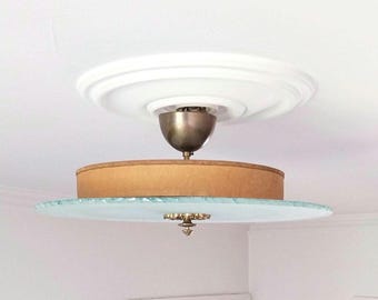 Swedish Grace glass semi flush mount light brass light fixture antique flush mount glass ceiling light Scandinavian modern lighting
