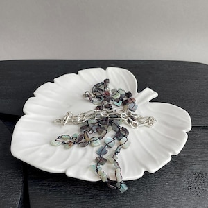 Deko-Schale in Monstera-Blattform — handgefertigte Schmuck- und Schlüsselablage