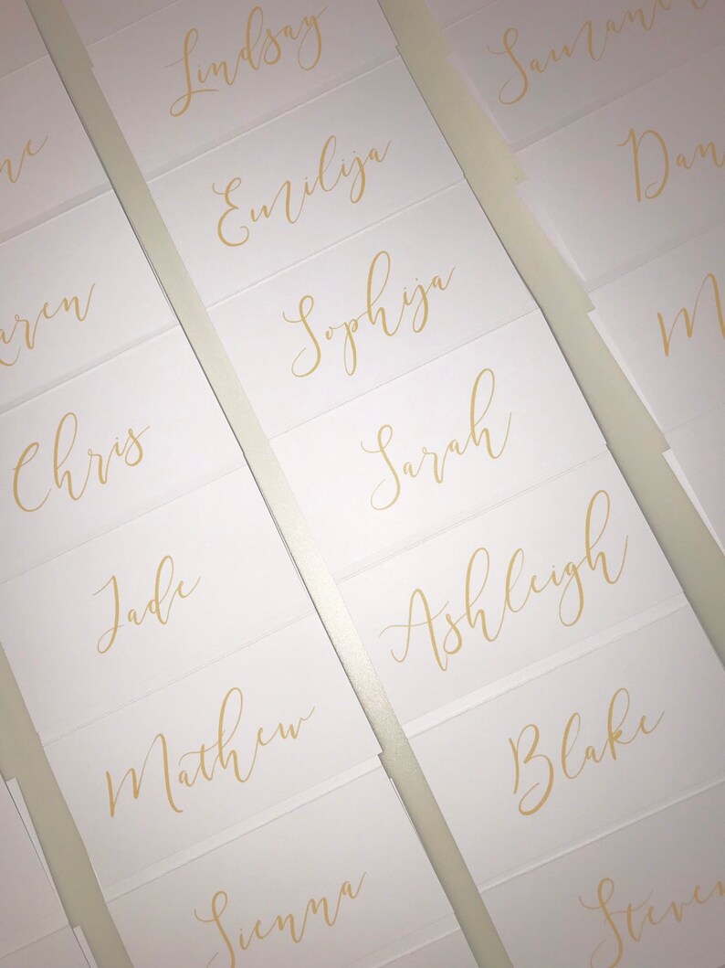 Cheap 12 Designs Wedding Printed Custom Place Card Escort Etsy