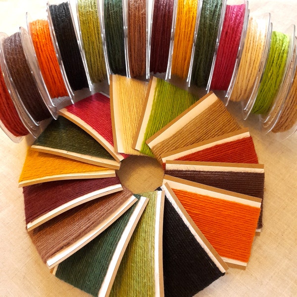 Bertie's Bows 3mm Jute Hessian Rope String Craft String Choisissez la couleur et la longueur Rouge Orange Jaune Vert Marron et plus encore!