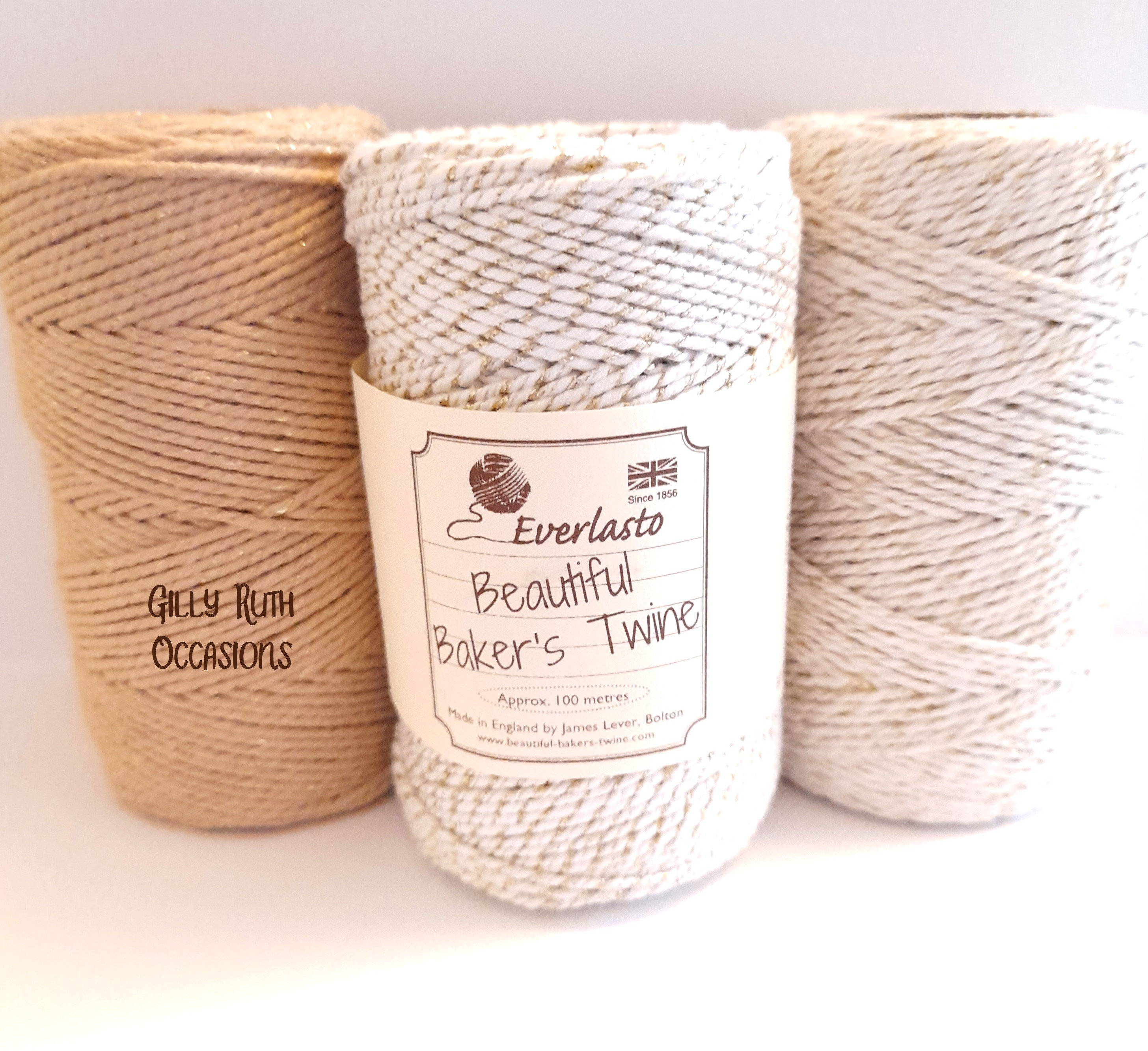 16 Ply White Cotton Butcher Twine String Rope 2,520 Feet 840 Yard Craft  String Cone 1.9 Lbs, Baker's Twine 