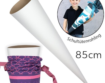 Schultüten Rohling aus Pappe | 85 cm