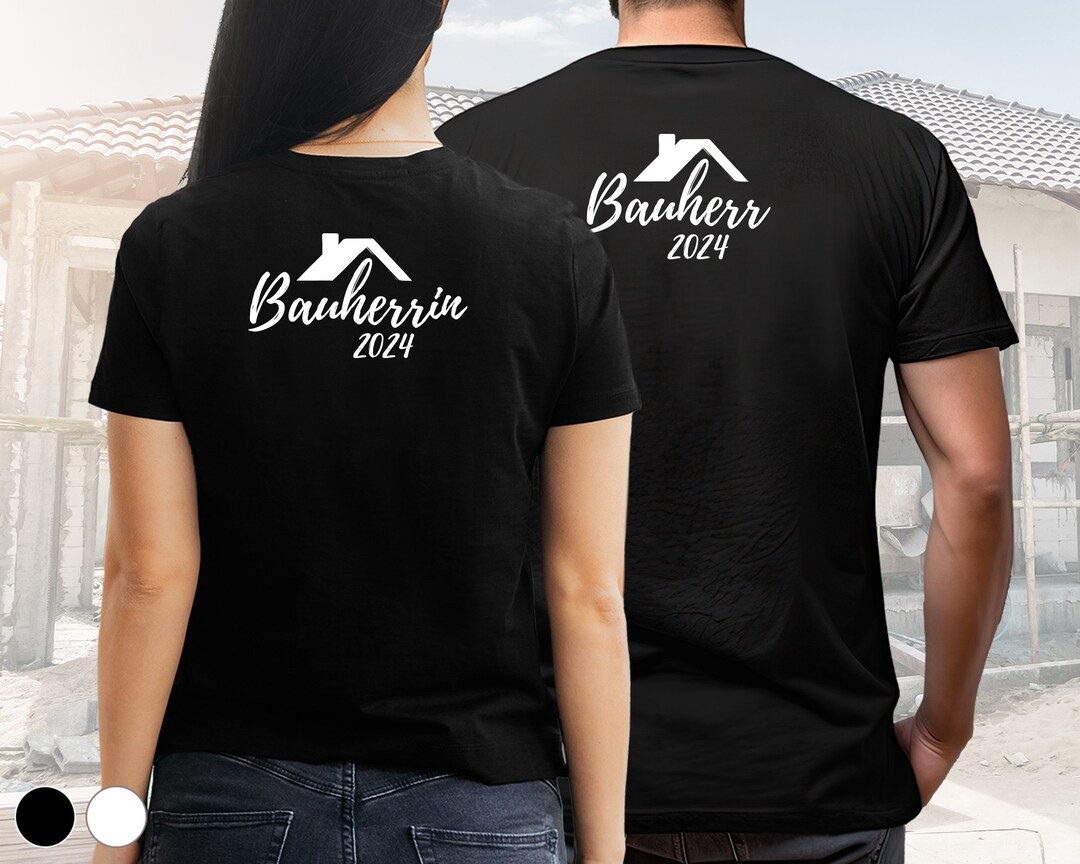 Herren Bauherrin Bauherr 2020 T-Shirt Hausbau Richtfest T-Shirt