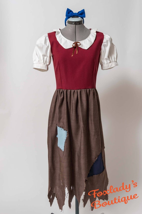 snow white peasant dress