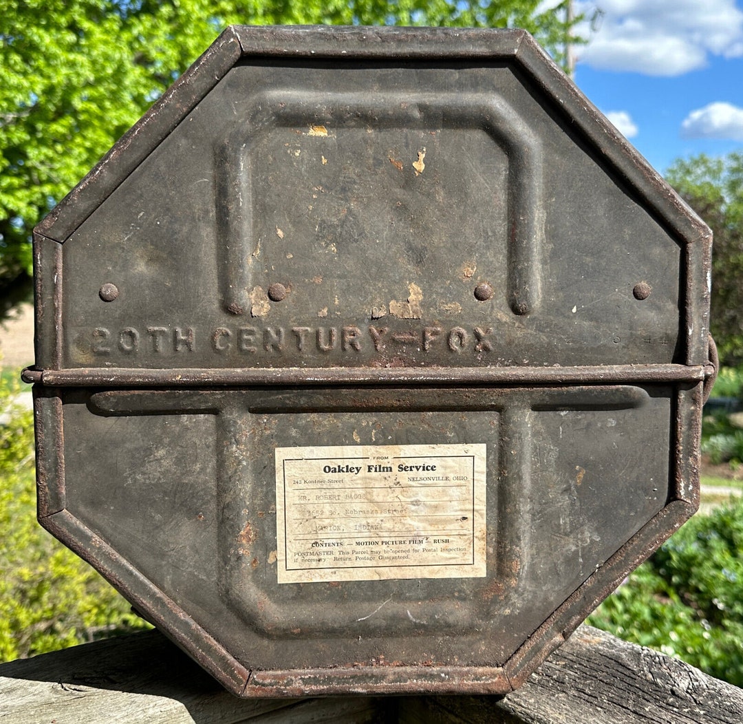 Vintage Goldberg Bros 20TH CENTURYFOX Double Canister Film Reels