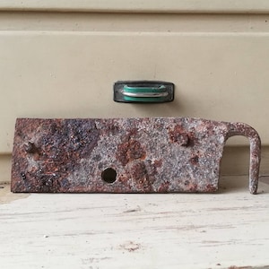 Latch / Trophy buckle / Door latch / Latch hook / Metal latch / Iron latch / Barn door latch / Antique barn latch / Primitive latch