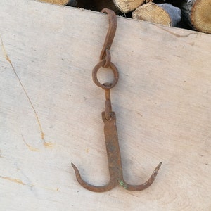 Hand gesmeed Haak / IJzeren haak / Antieke haak / Smeedijzeren haak / Rustieke haak / Metalen haak / Muur haak / Coat haken / Met de hand gemaakt haak /