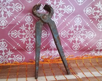 Antique tools / Antique pliers / Open pincers / Vintage pincers / Antique tool / Antique tongs / Pliers pincers / handmade antique