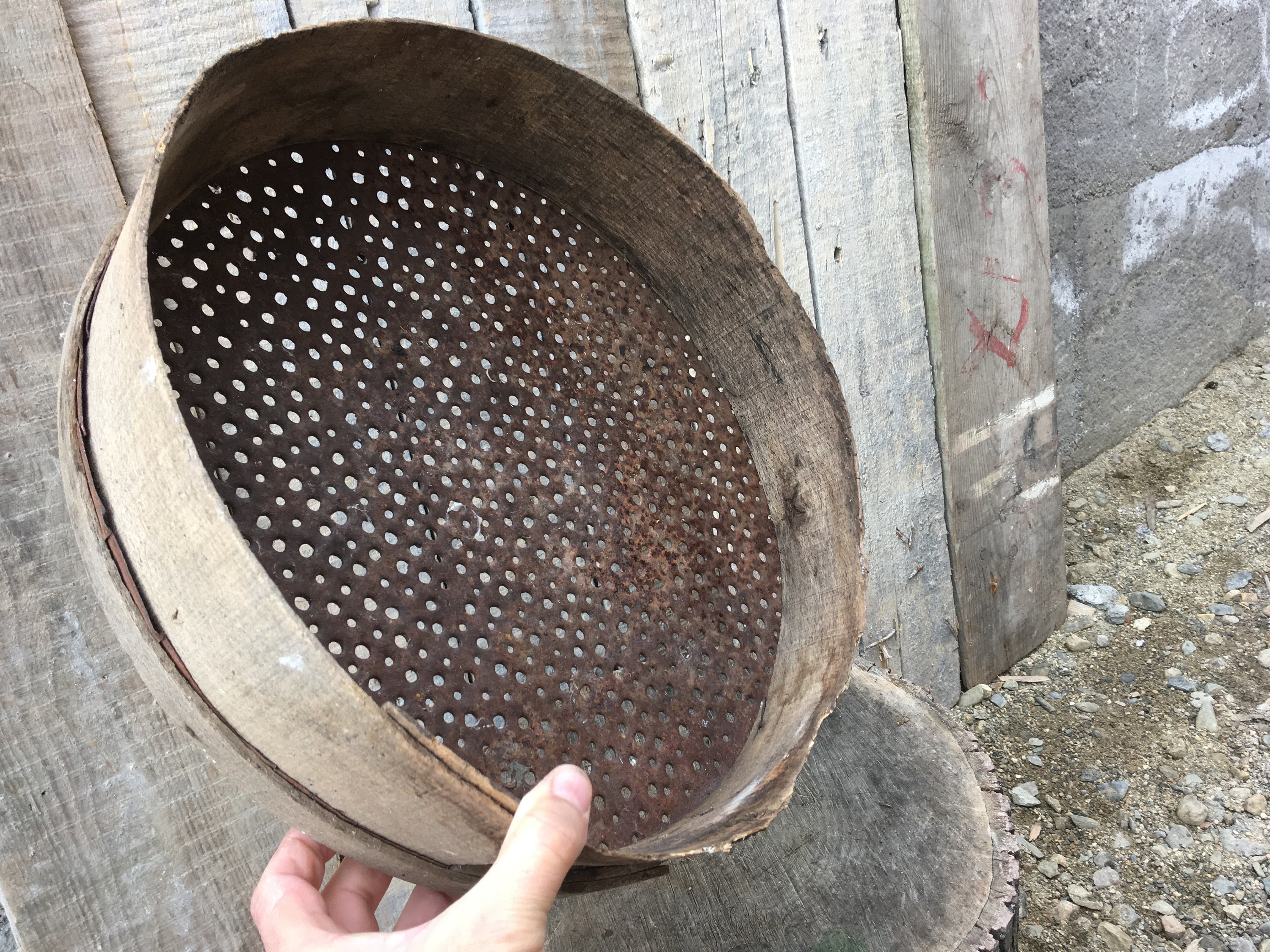 Old Sieve /A Handmade Sieve/metal Sieve/he Sifted a Etsy