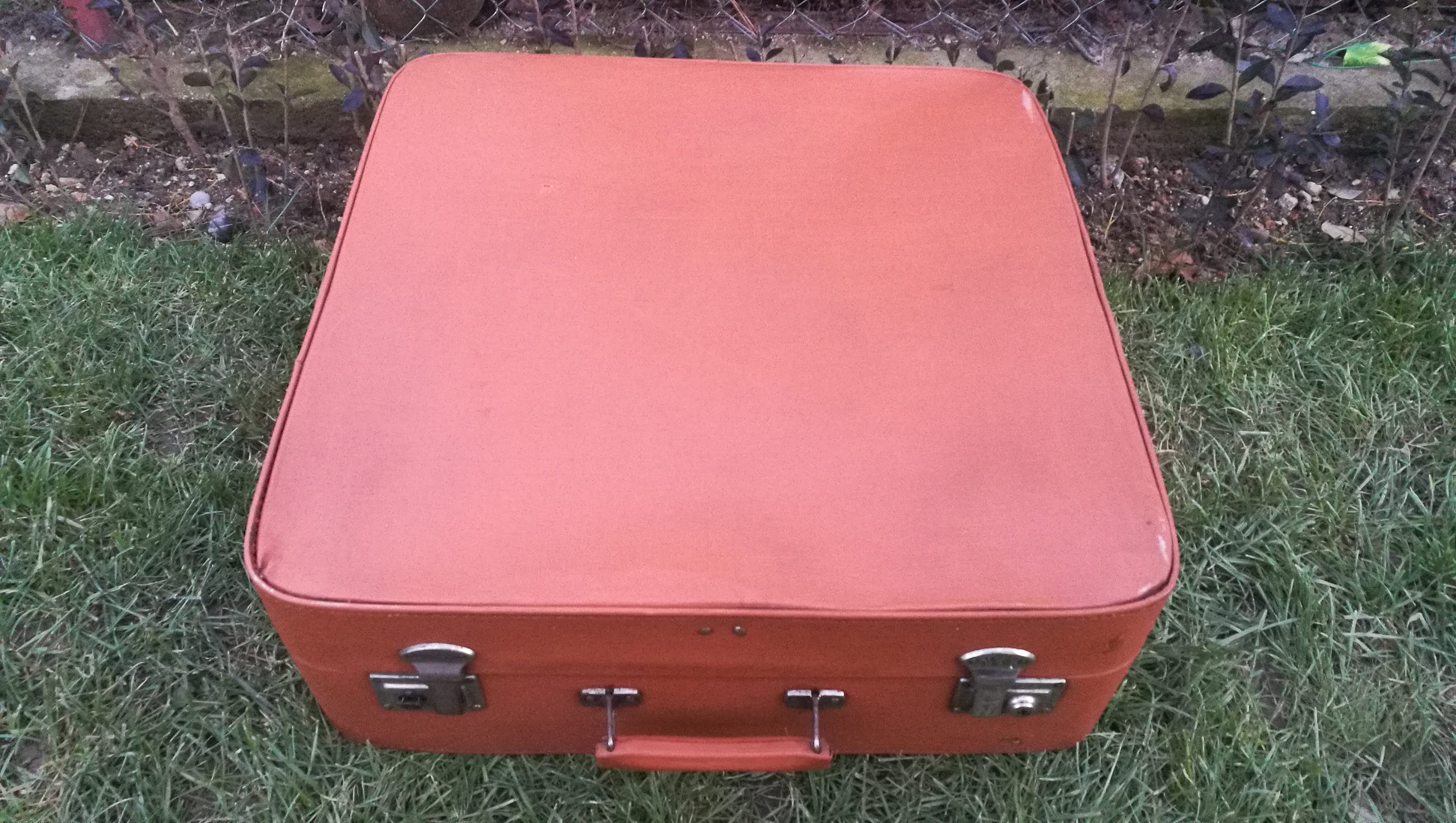 Large Suitcase / Vintage Suitcase /antique Large Suitcase / Etsy