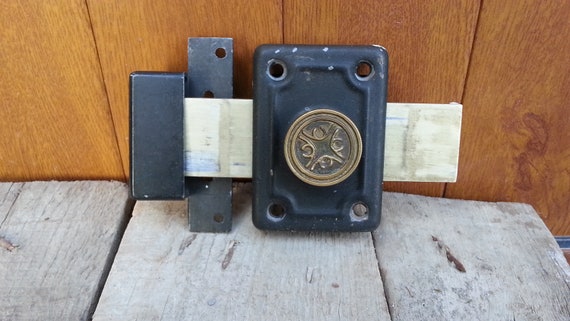 Metal Lock Vintage Secret Lock Additional Secret Lock Old Lock Working Door Lock Flip Up Front Door Lock Sliding Lock Door Lock