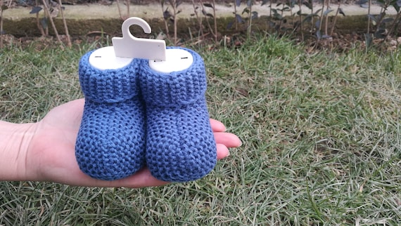 Baby slippers / Knitted booties / Baby boots / Ba… - image 2