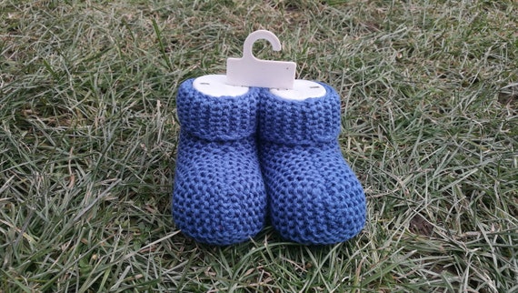 Baby slippers / Knitted booties / Baby boots / Ba… - image 1