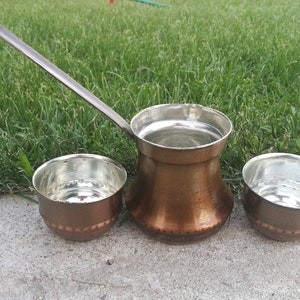 Kaffeekanne / antike Kaffeekanne / Miniatur-Kaffeekanne / türkische Kaffeekanne / Vintage Kaffee-Set / Vintage Kaffeekanne / Emailleware Kaffee