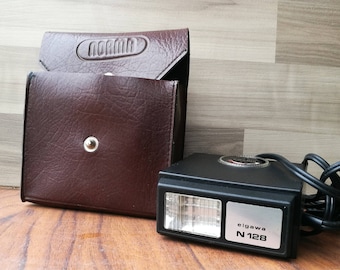 Camera flash "ELGAWA N128" / Vintage camera flash / Camera accessories / Electronic flash / Vintage flash / Camera lighting / Old flash /