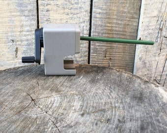 Old pencil sharpener / Table top pencil sharpener / Vintage sharpener / Table top decor / Vintage desk / Vintage stationery / Drawing gift /