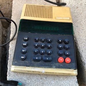 Electric calculator / Office assistant /Vintage digital calculator /Elka calculator /Electric retro Calculator /Electronic Device /Gift idea