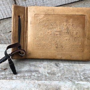 Leather photo album / Wedding photo album / Wedding guest book / Photo book / Anniversary album /Family photo album /Small Collectible Album