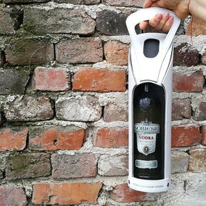 Lederfleshouder / Wijnfleshouder / Flessenhouder /Flessenzak /Monogramhouder /Kan houders /Leren koffer /Drankhouder