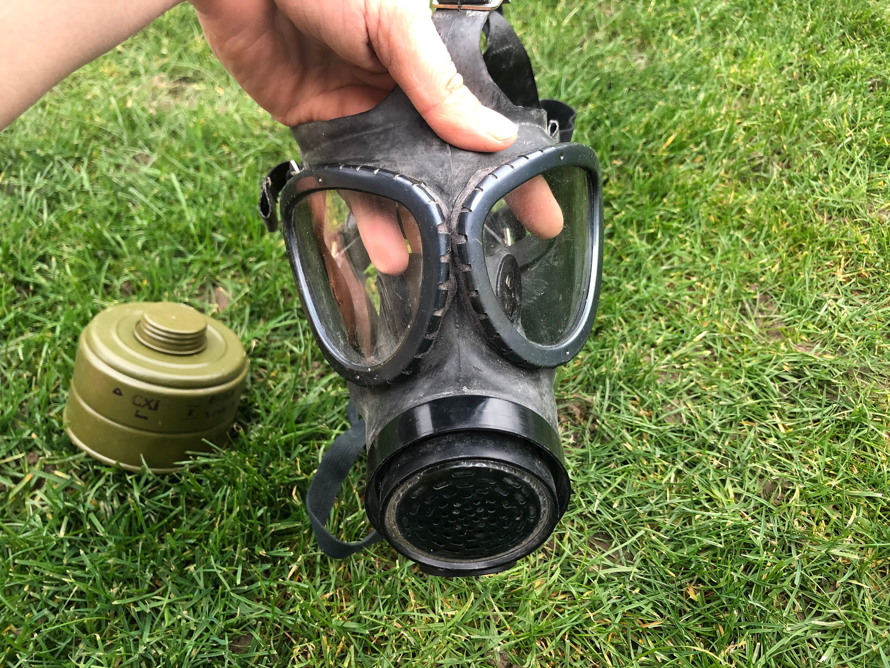 Vintage Gas Mask / Modern Gas Mask / Rubber Gas Mask / Etsy