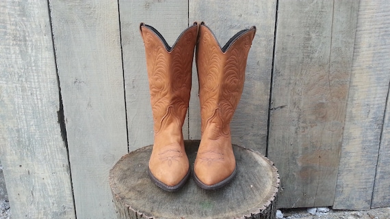 Leather boots / Vintage leather boots / Riding boo