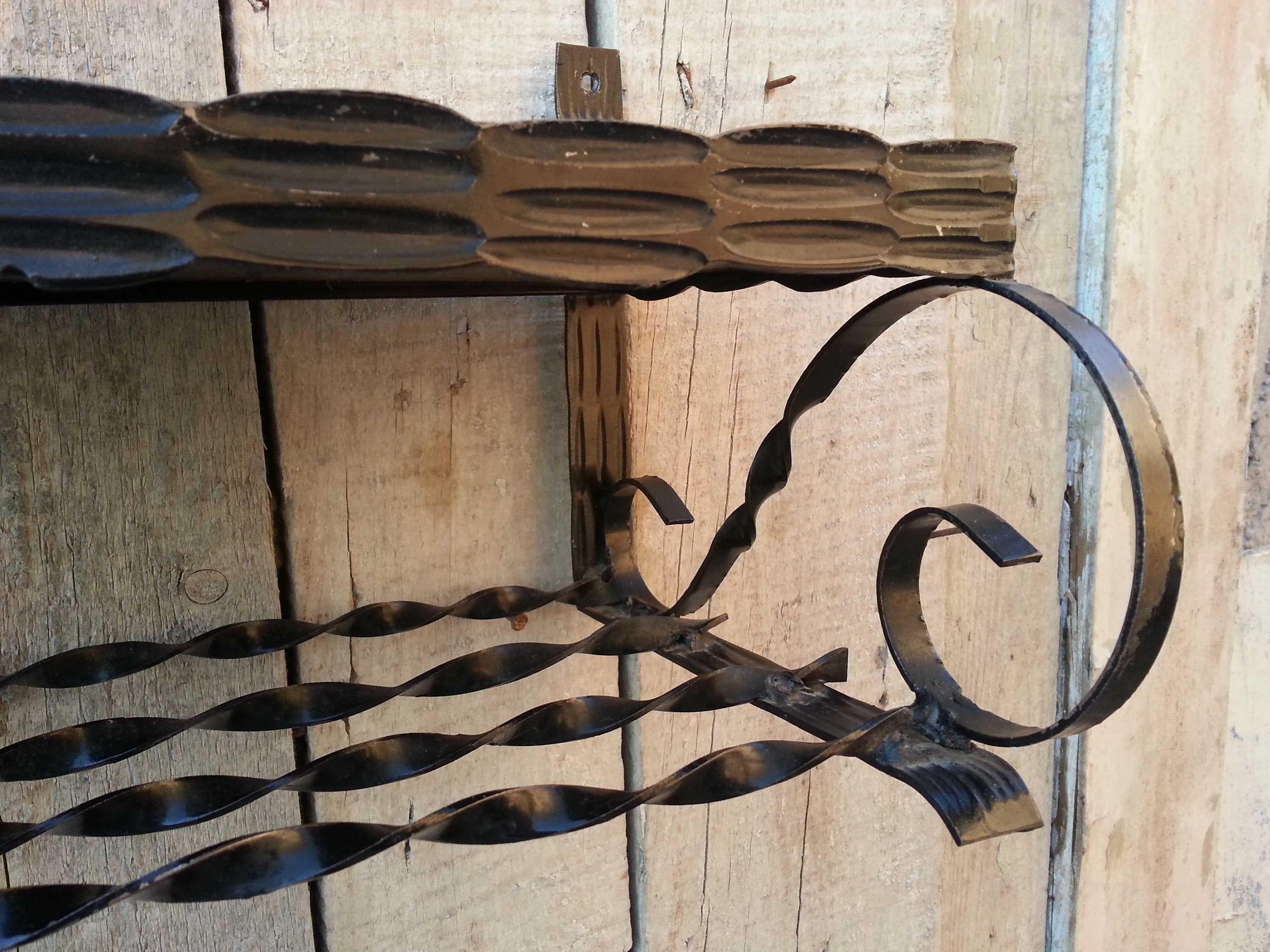 Wrought Iron Hanger / Metal Hanger / Wall Hangers /rustic Coat Rack/decor Metal Hangers/clothes