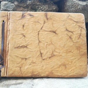 Leather photo album / Wedding photo album / Wedding guest book / Photo book / Anniversary album / Family photo album / Vintage wedding /