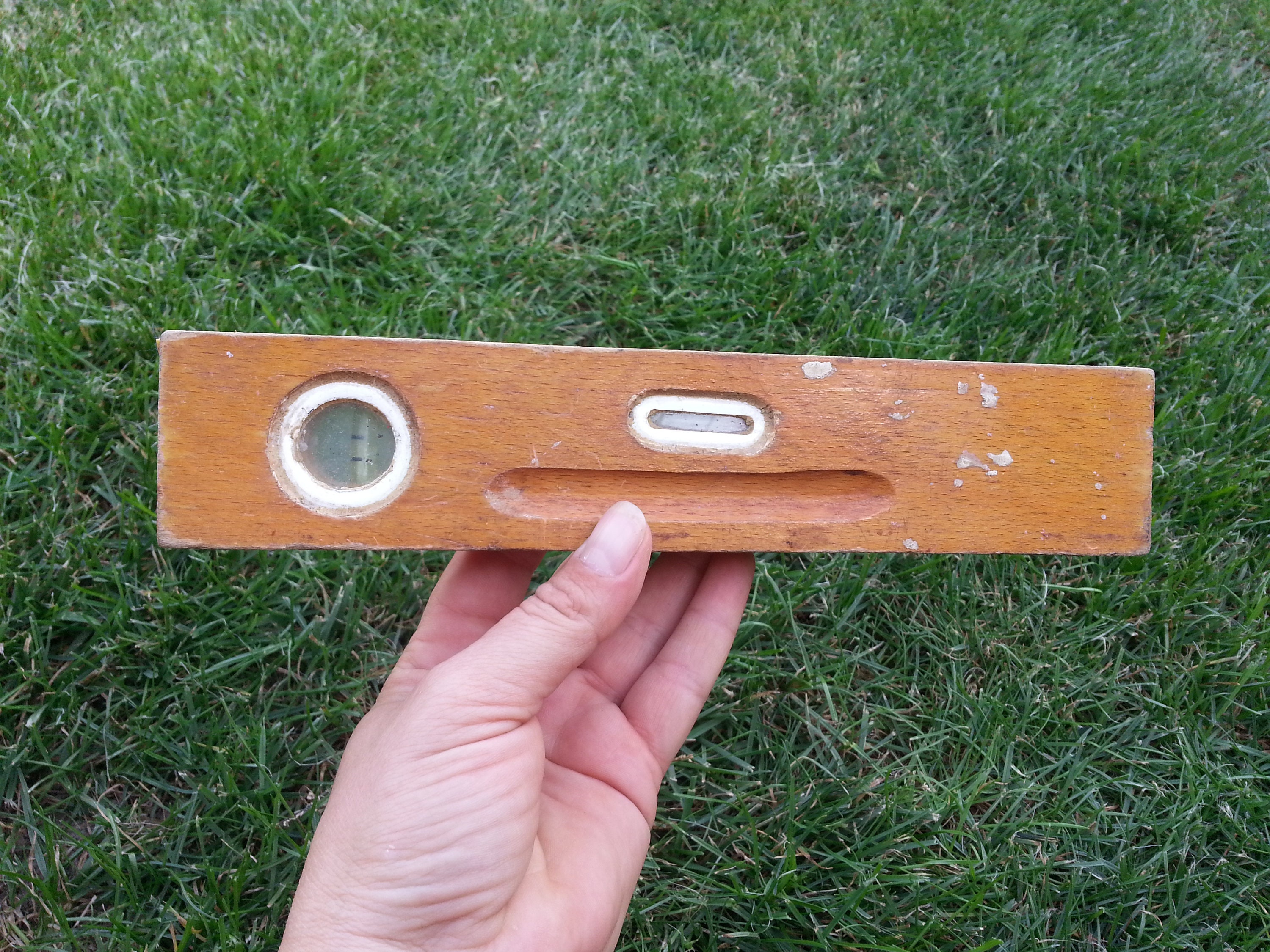 Vintage Wooden Level / Antique Tool /primitive Wooden Level /rustic