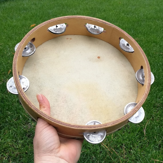 Antique tambourine deals
