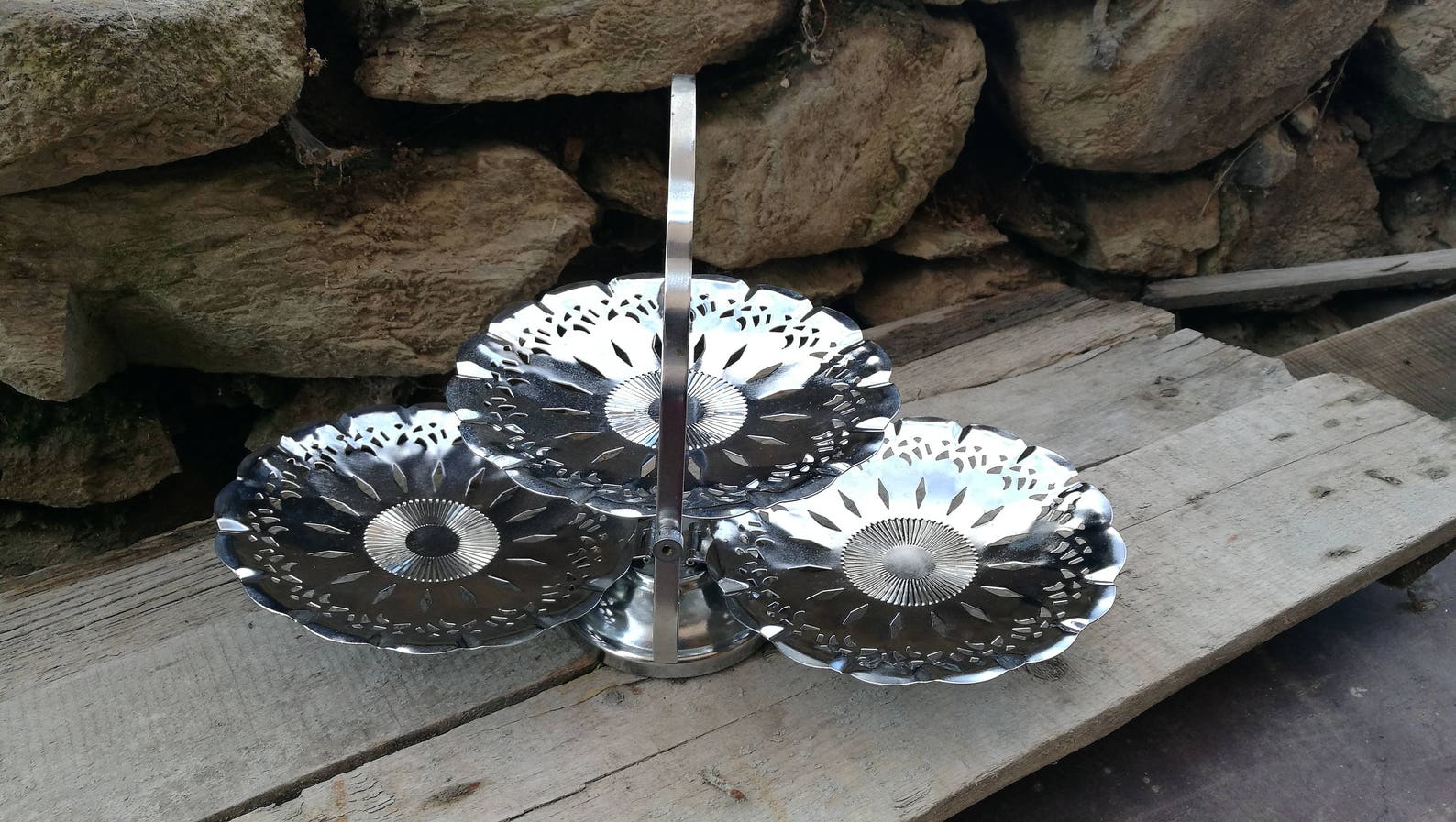 Vintage Breakfast Tray / Striking Decor / Kitchen Accessory Etsy