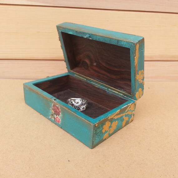 イギリスヴィンテージ/木箱小物入れ・コレクション収納 イギリス