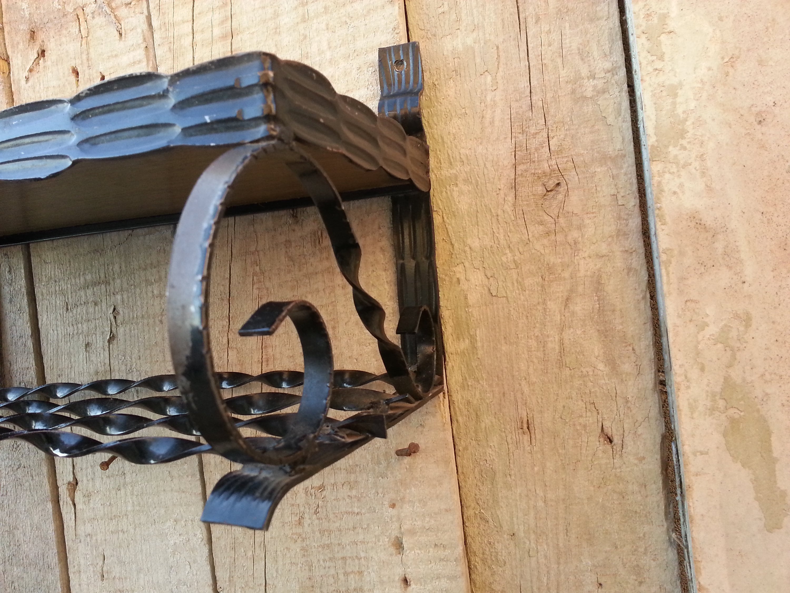 Wrought Iron Hanger / Metal Hanger / Wall Hangers /rustic Coat Etsy