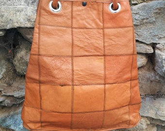 Leather tote bag / Leather bag / Brown leather bag / Leather shoulder bag /Handmade leather bag /Large bag /Leather shopping bag/Travel bag