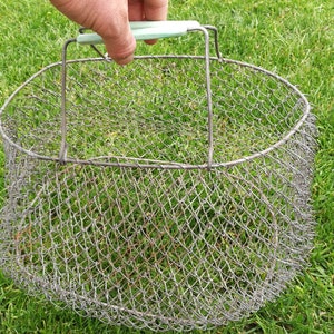 Metal basket / Vintage basket / Shopping bag / Home decor / French basket / Kitchen decor / Fruit basket / Basket retro / Wire basket /