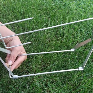 Grill for a chicken / Vintage mini grill / Miniature food / Miniature garden / Mini food / Grill for baking chicken / Mini accessories /