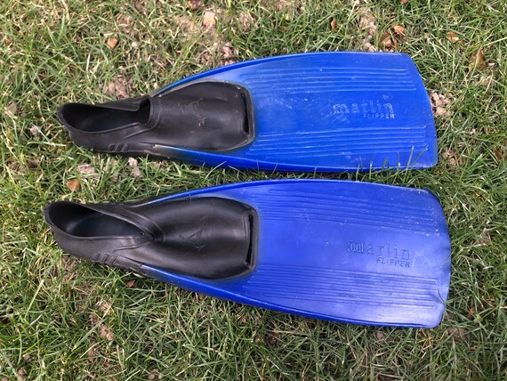 Children's Fins / Vintage Flippers / Diving Equipment / - Etsy Canada