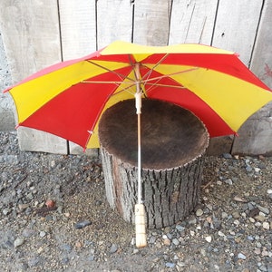 Vintage umbrella / Old umbrella / Colorful umbrella /Baby umbrella /Automatic umbrella /Rain accessory / A gift for a child / A gift for her