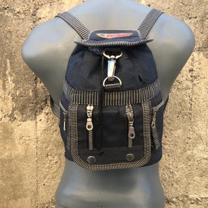 Mochila de lona pequeña / Bolso de dama / Bolso de estudiante / Mochila de socorro / Bolso de hombro / Bolso hippie / Mochila diaria / Mochila interior