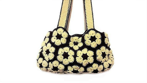 african flower bag crochet