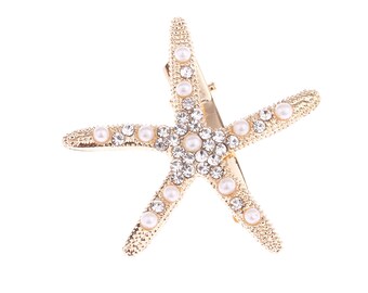 Gold Starfish Hair Clip Mermaid Beach Sea Star Fish Costume Fancy Dress Ariel 66