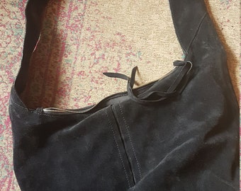 navy blue suede handbags uk